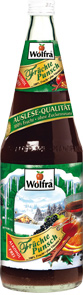Wolfra Früchtepunsch alkoholfrei 6 x 1 Liter (Glas)